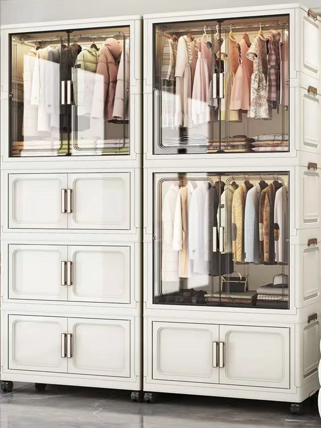 Thickened Multi-layer Plastic Storage Cabinet for Home Bedroom Baby Closet No Installation Needed Snacks Toys Organizer